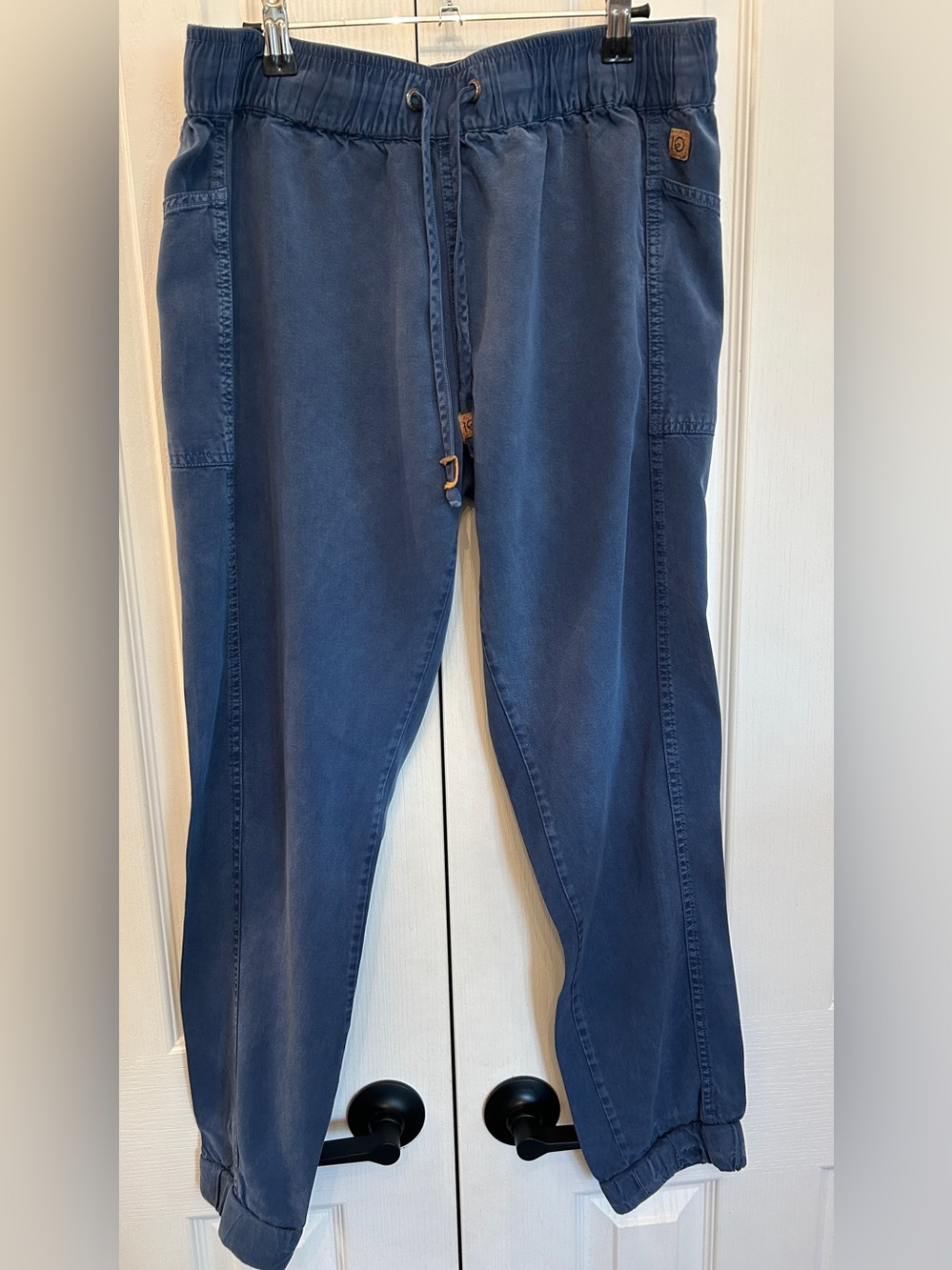 tentree Colwood Joggers TENCEL Lyocell Glacier Blue L EUC